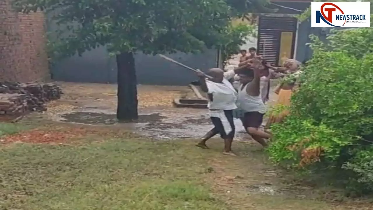 Women chief and husband attacked with sticks, water drainage dispute becomes bloody struggle in Bijnor