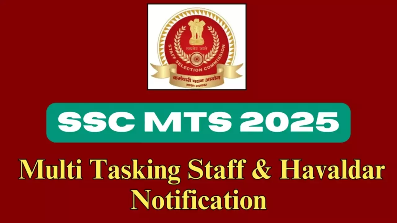 SSC MTS 2025 notification