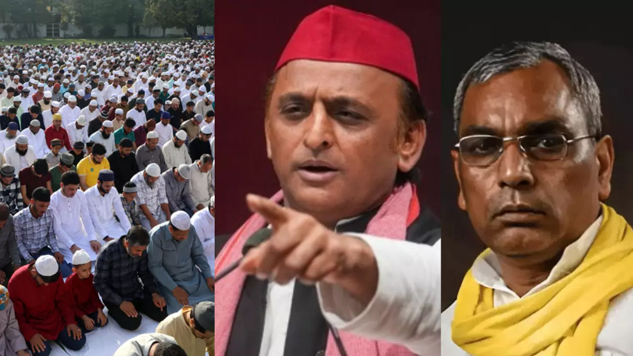Akhilesh Yadav made Muslims slaves Muslims cannot raise their voice SP this ministers biggest allegation