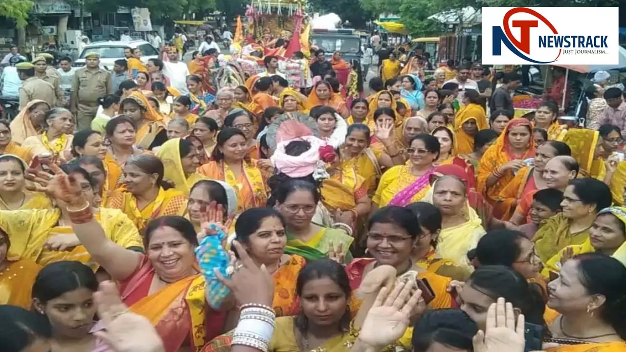 hundreds of devotees joined Lord Jagannath Rath Yatra