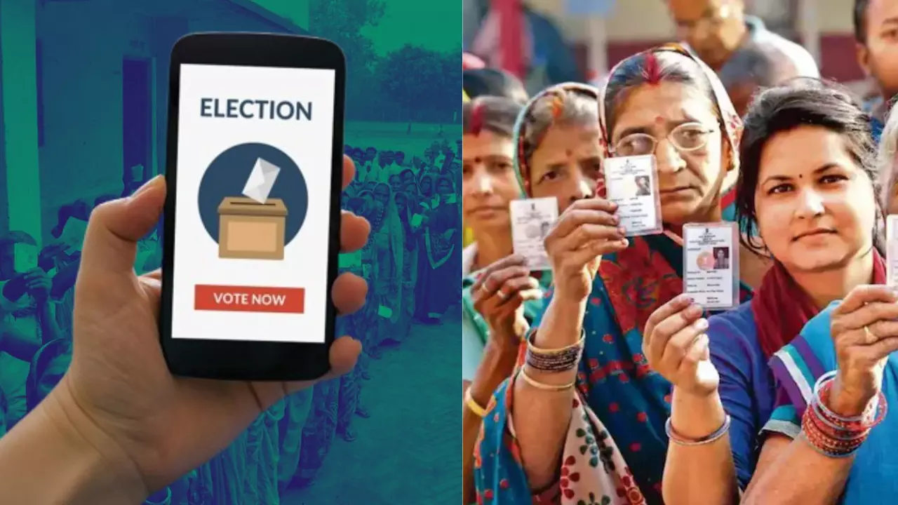 Electoral revolution Bihar Mobile voting first time municipal elections start today