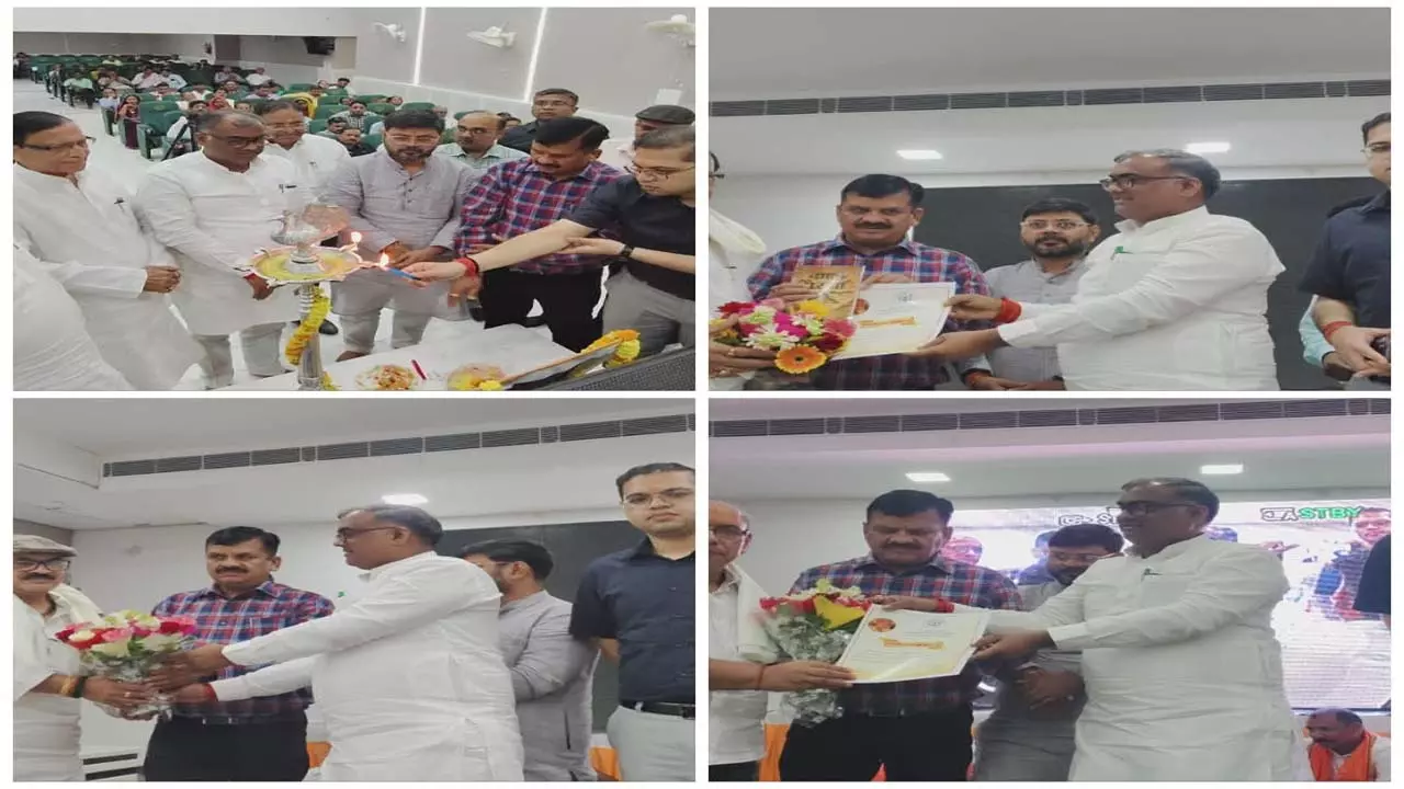 Outstanding Taxpayers Honored on Traders Welfare Day in Jaunpur on Bhamashah Jayanti Eve