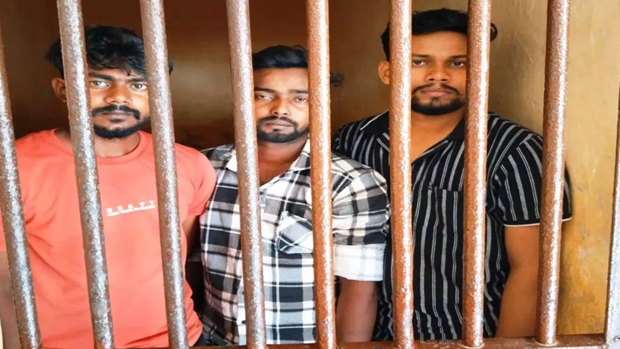 Saraikhwaja police arrest three wanted accused of assault and arson