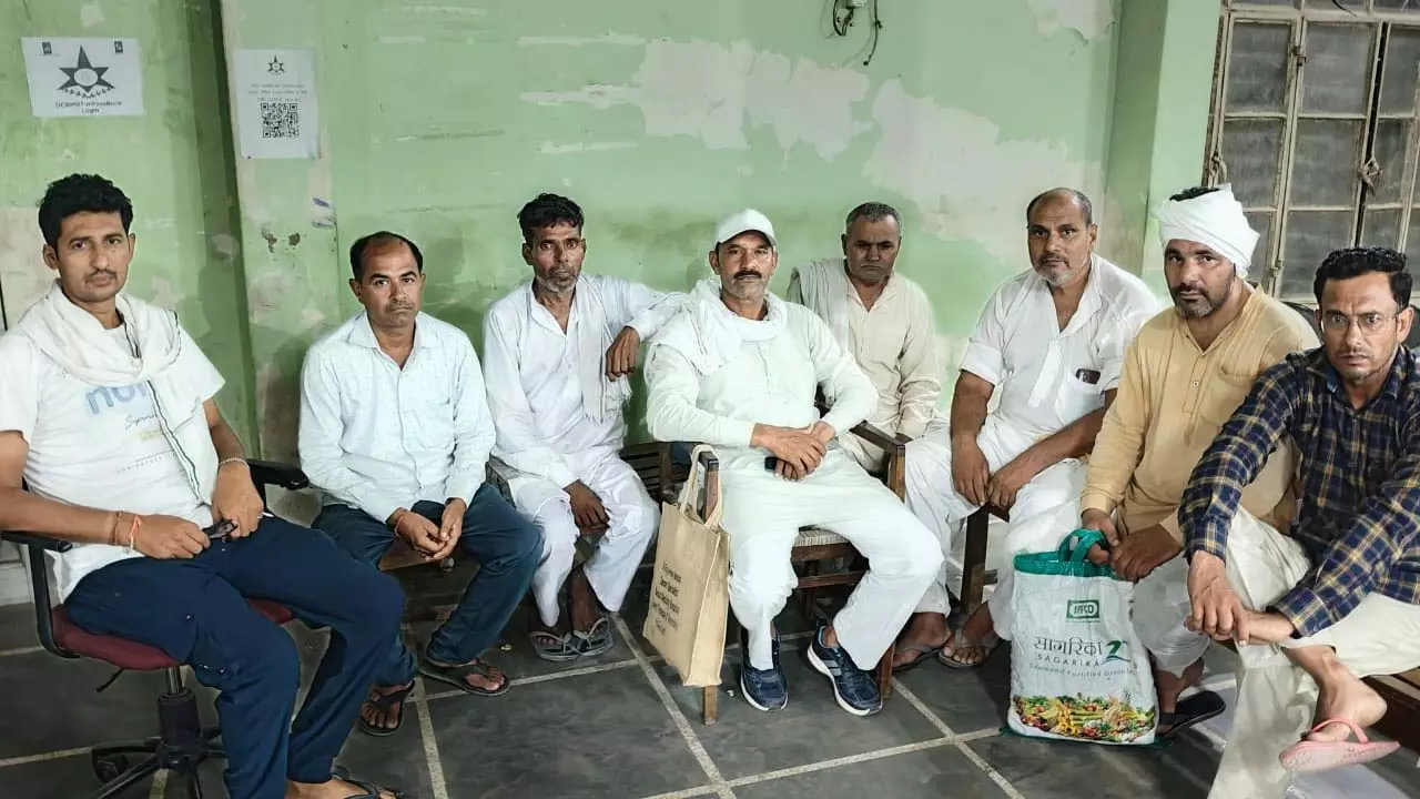 Farmers were called banks to deposit money under farmers loan scheme