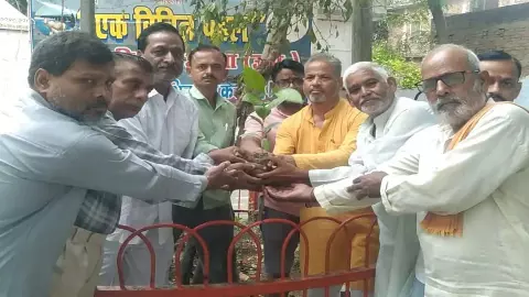 Environmental Protection Campaign in Auraiya, targets to plant 5100 saplings under Tree Planting Campaign