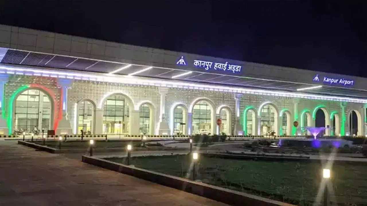 bomb rumor at Kanpur Airport