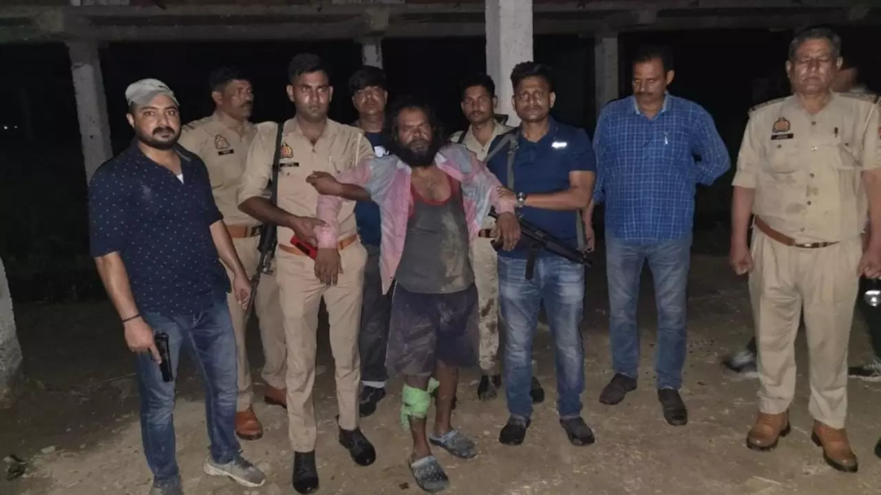 Kaushambi News: गौहानी कला दोहरे हत्याकांड का पर्दाफाश: मुठभेड़ में मुख्य आरोपी घायल, अवैध तमंचा और कारतूस बरामद