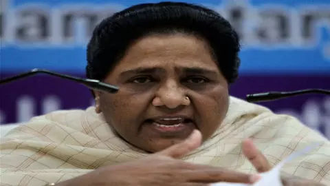 Mayawati on UP School  Merger