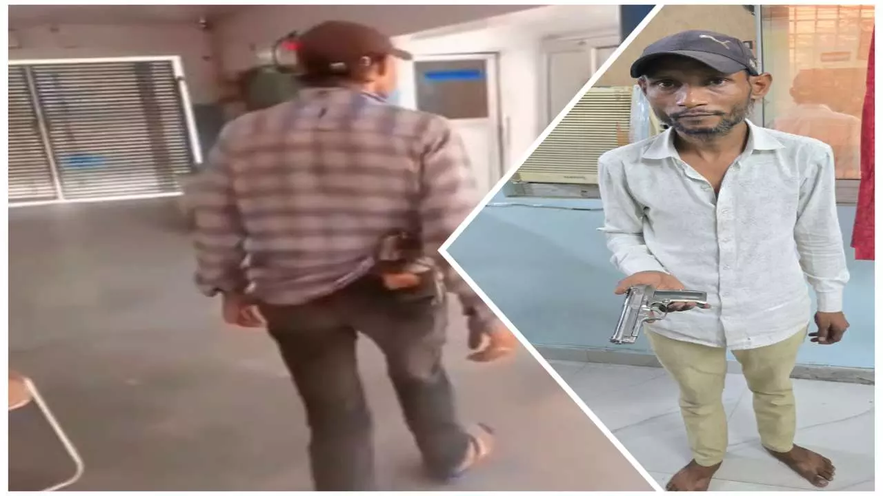 नवाबी के शौक ने पहुंचाया थाने! कमर में पिस्टल वाला लाइटर लगाकर रौब झाड़ रहा था युवक, लखनऊ पुलिस की हिरासत में आया आरोपी