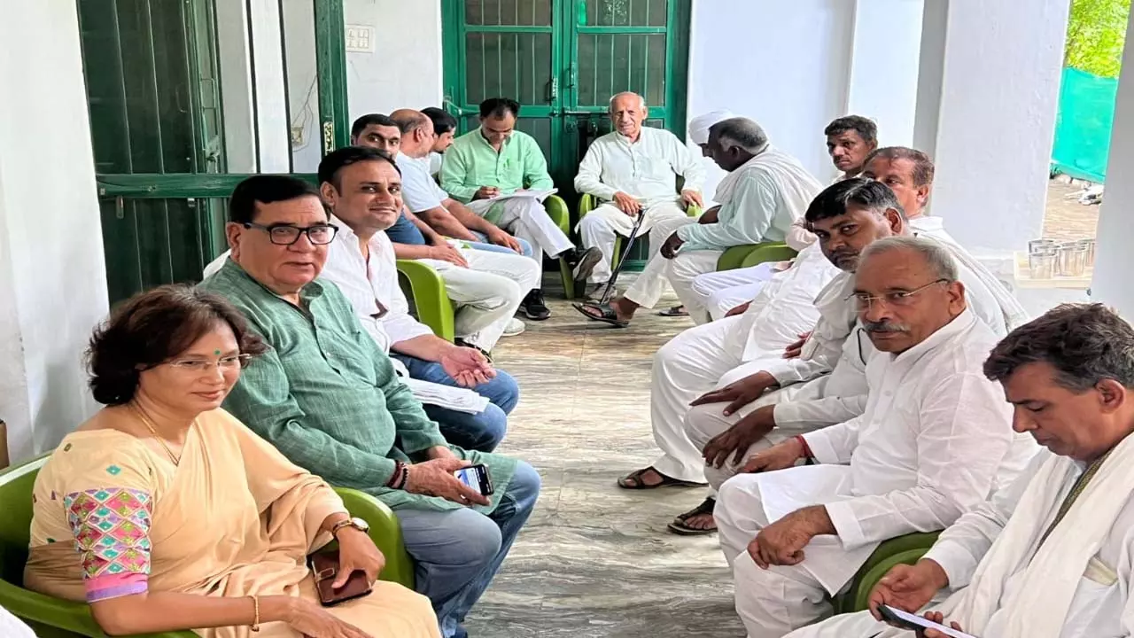 RLD farmers demonstrate great power in Modipuram: Janasalab will rise from Meerut on Jayant Singhs shout