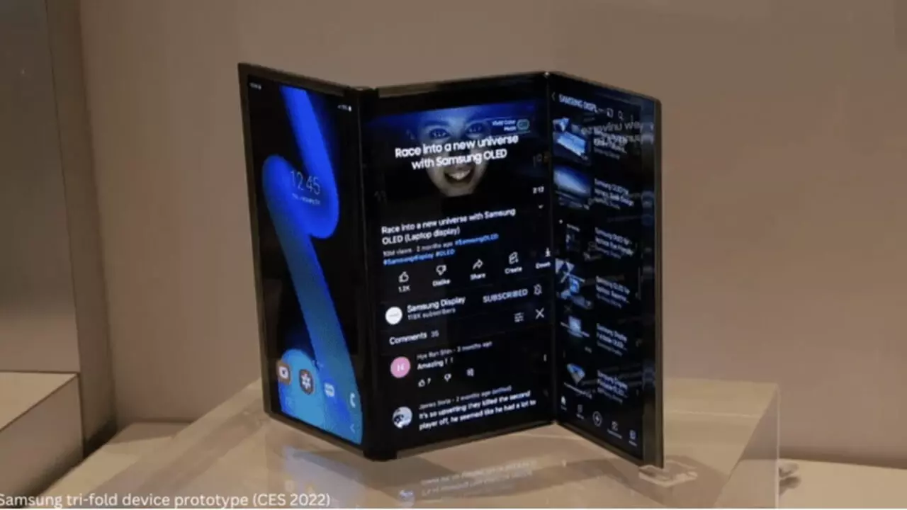 Samsung tri-fold Phone’s