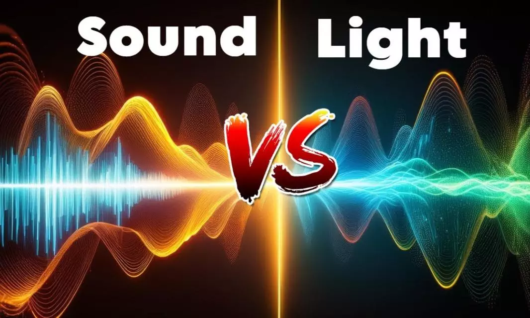 Intresting Science Story Light Waves Vs Sound Waves