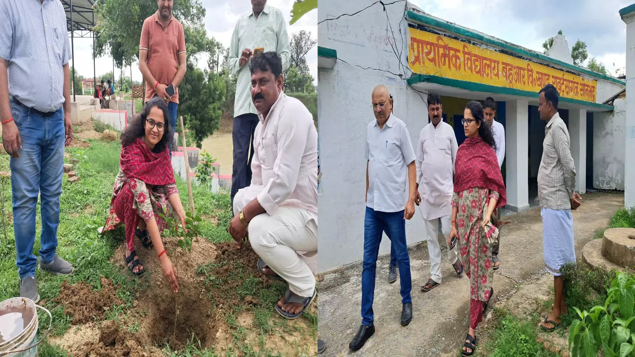 Sonbhadra News: सुधरवाएं सड़क की क्वालिटी, विद्यालय परिसर रखें साफ-सुथरा, गांवों का हाल जानने पहुंची सीडीओ ने दिए निर्देश