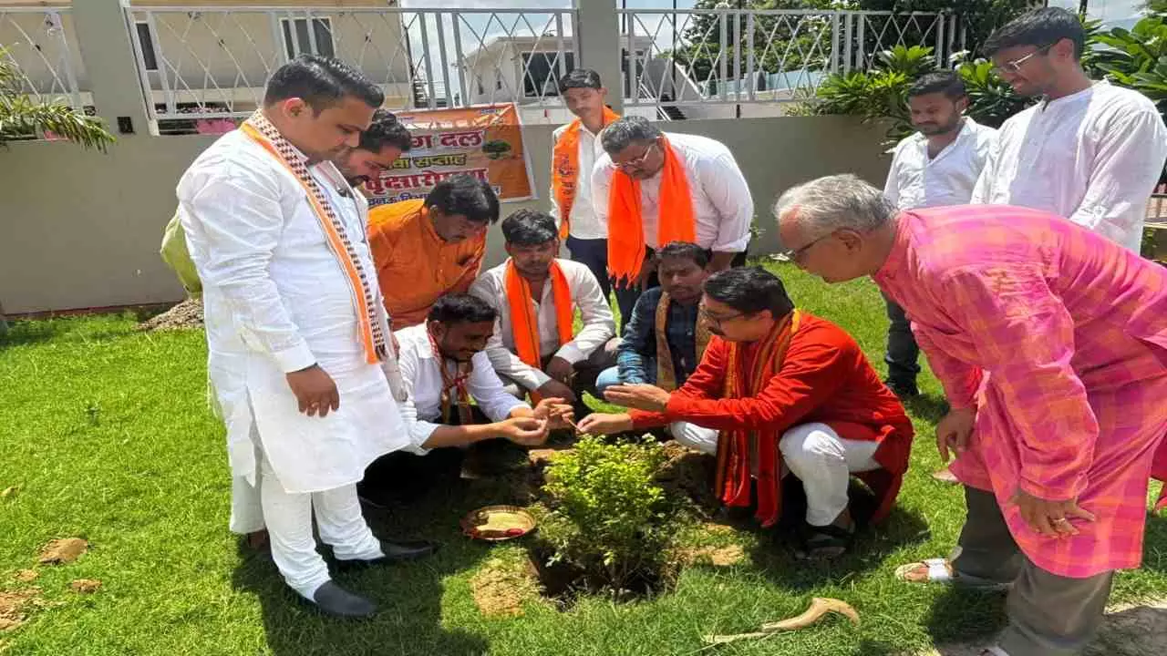 बजरंग दल व VHP ने सेवा सप्ताह में किया वृक्षारोपण और चिकित्सा शिविर का आयोजन, 200 से अधिक लोगों ने लिया सेवाओं का लाभ