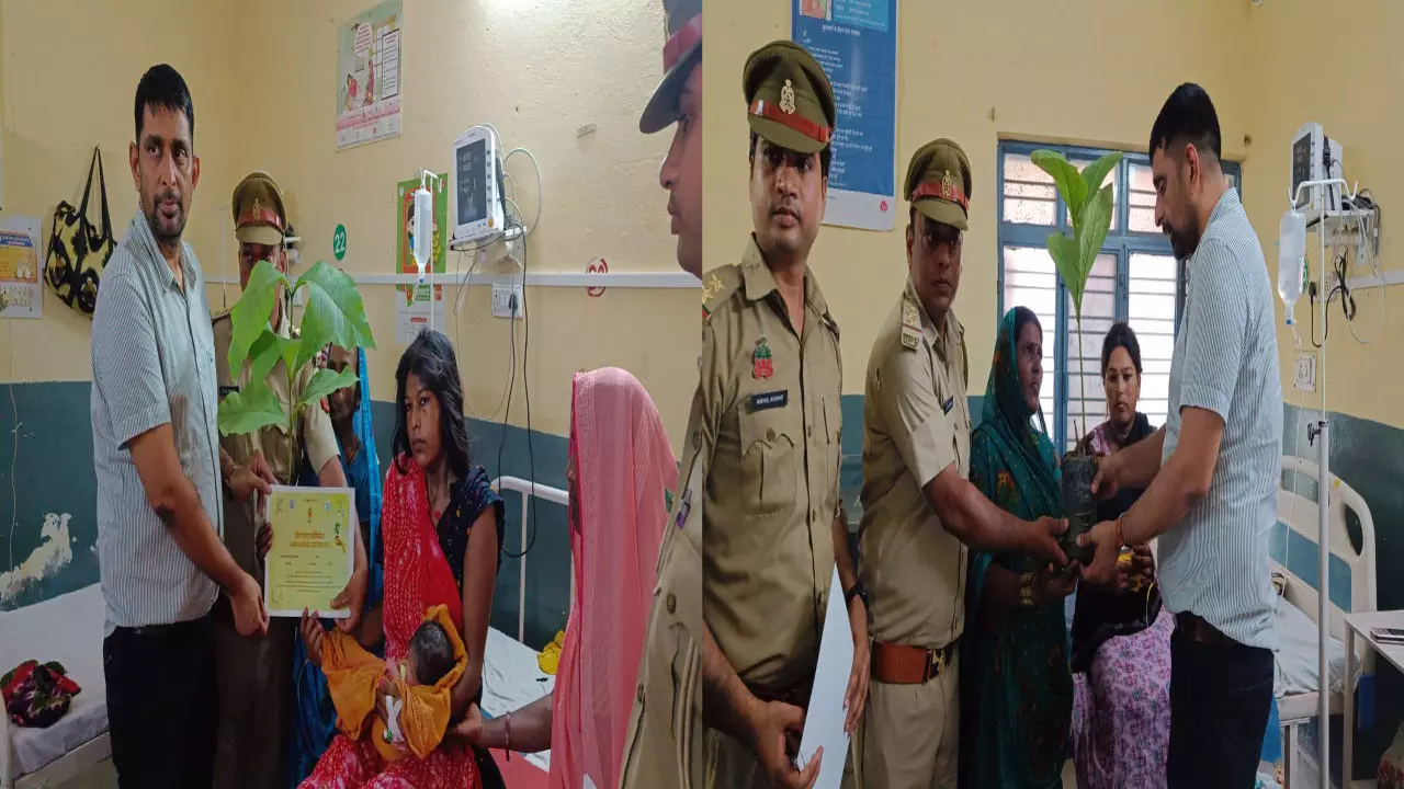 Chandauli News: चंदौली में एक पेड़ मां के नाम अभियान: वन विभाग ने नवप्रसूताओं को भेंट किए पौधे, बना मातृत्व और प्रकृति का अनूठा रिश्ता