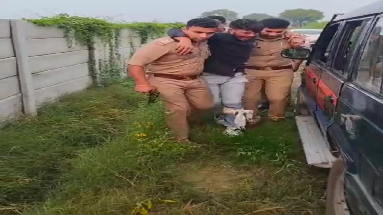 Meerut News: इनामी बदमाश झटका को मुठभेड़ में पुलिस ने दबोचा, 25 हजार का था इनामी