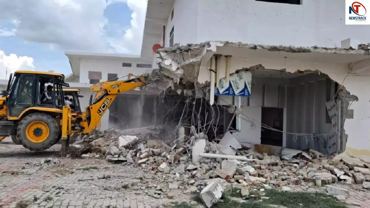 Bulldozer Action on Changur Baba Illegal Property