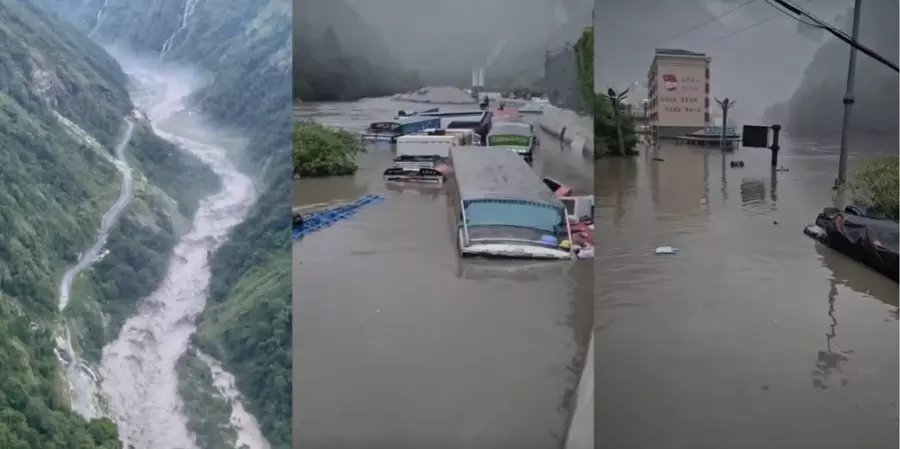 Nepal-China Miteri bridge collapses