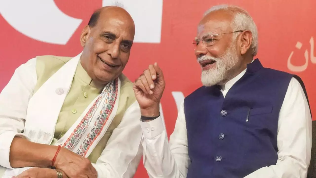 PM Modi and other leaders wish Rajnath Singh on his 74th birthday