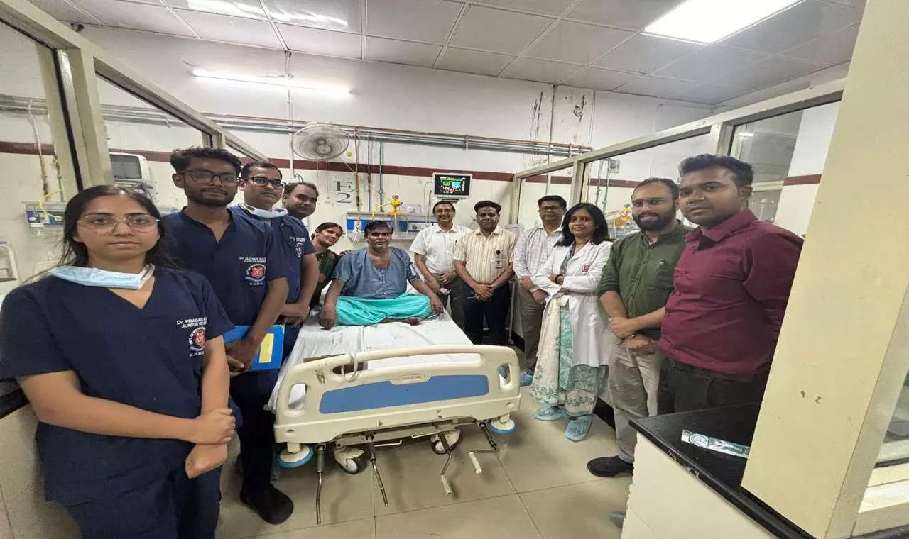 Lucknow news: केजीएमयू में पहली बार मरीज के   संपूर्ण फेफड़े की धुलाई!