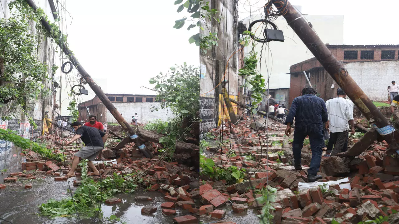 Lucknow News: लखनऊ के कई इलाकों में बारिश के चलते जलभराव, बिजली आपूर्ति ठप, जनजीवन अस्त-व्यस्त