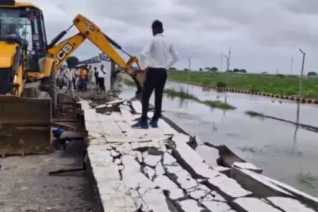 Rewa Airport Construction Wall Collapses In MP