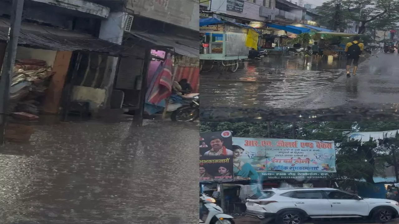 Despite millions spent on flooding, the island becomes roads in the rain