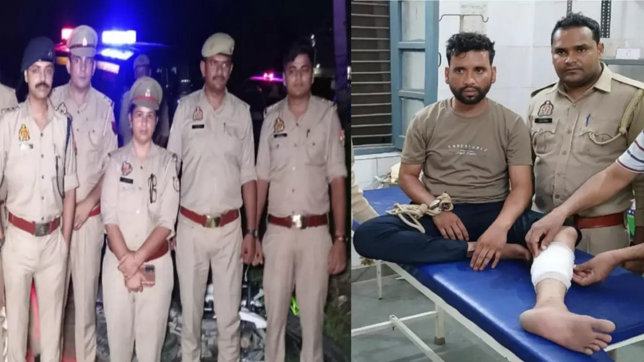 Bulandshahr News: पुलिस मुठभेड़ में मेरठ का अंतर्राज्यीय लुटेरा सलमान हुआ लंगड़ा