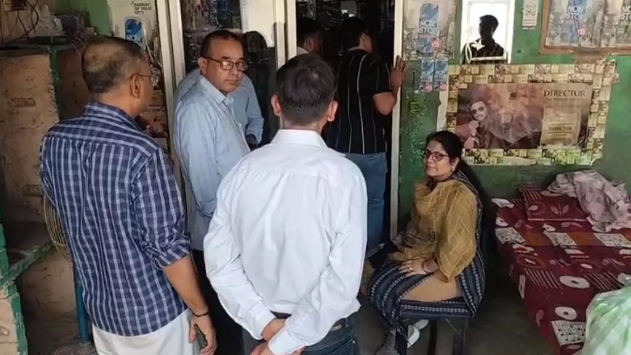 Food department team arrives for inspection in case of adding water to rations of the poor