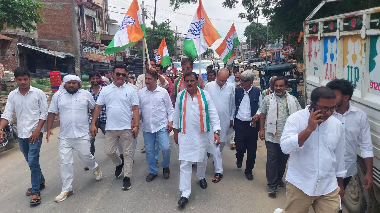 Siddharthnagar News: कांग्रेस का विरोध प्रदर्शन: फर्जी मुकदमे के खिलाफ आवाज