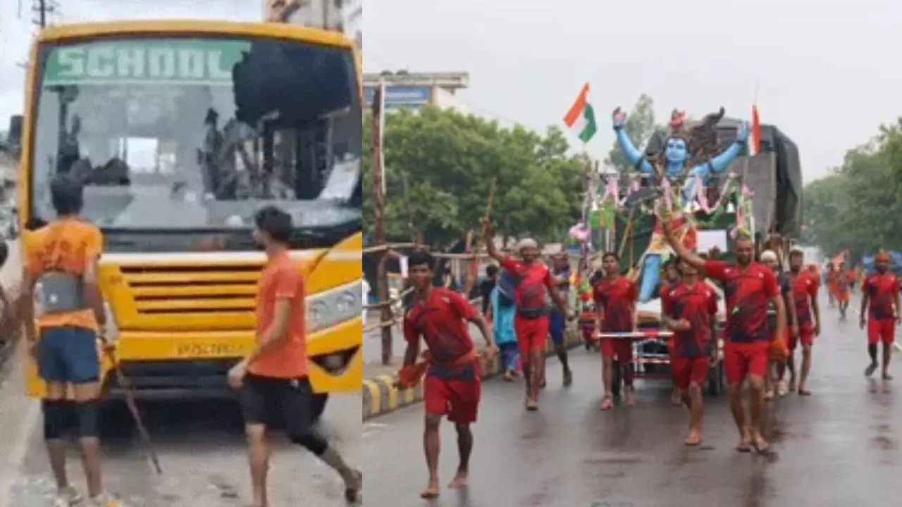 UP Kawad Yatra violence