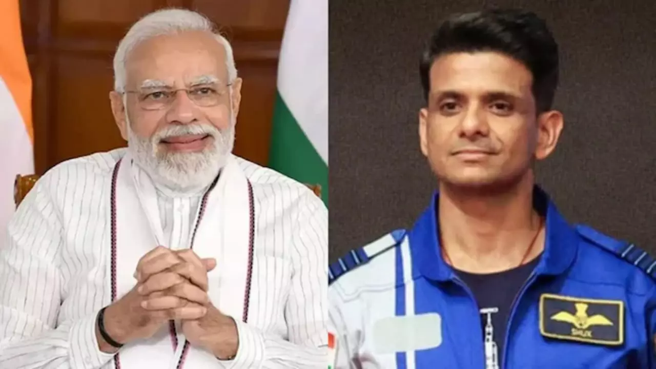 PM Modi on Shubhanshu Shukla return