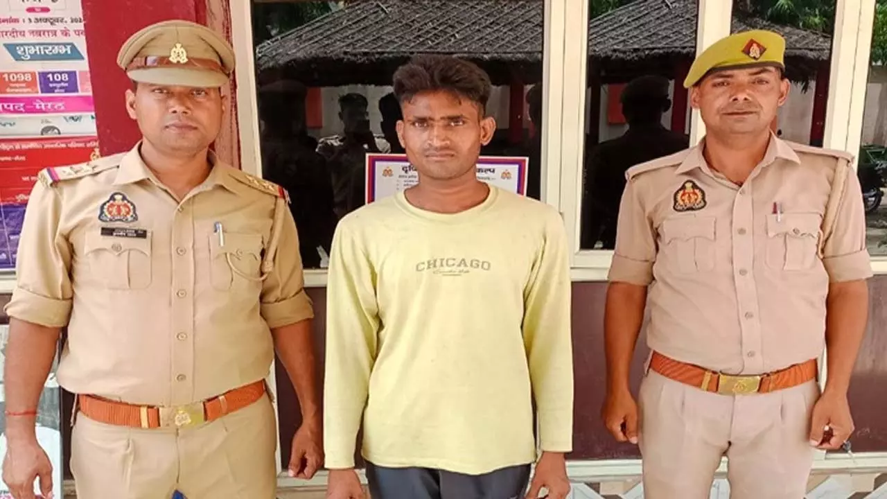 Accused of breaking pindi at Shiv temple arrested, tension in village brought under control