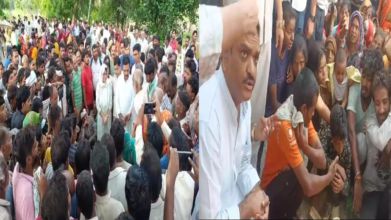 Kannauj News: लेंटर गिरने से मृतक मजदूरों के परिवार से मिले राज्य मंत्री असीम अरुण, मदद का भरोसा दिलाया