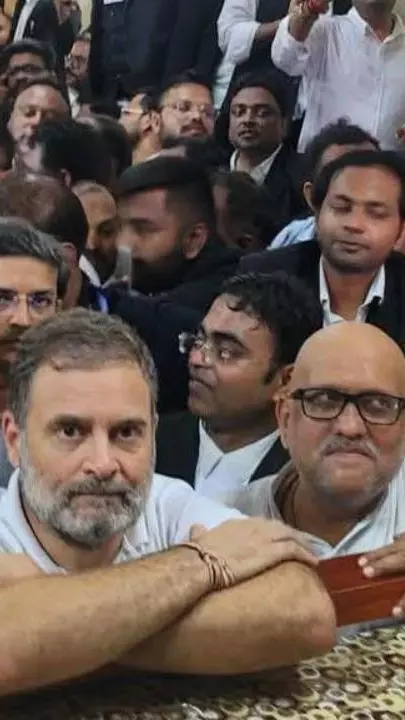 Opposition leader Rahul Gandhi appears in Lucknow court