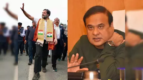 Rahul Gandhi and Hemant biswa