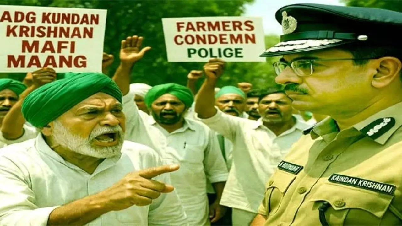Bihar ADG & Farmer Controversy