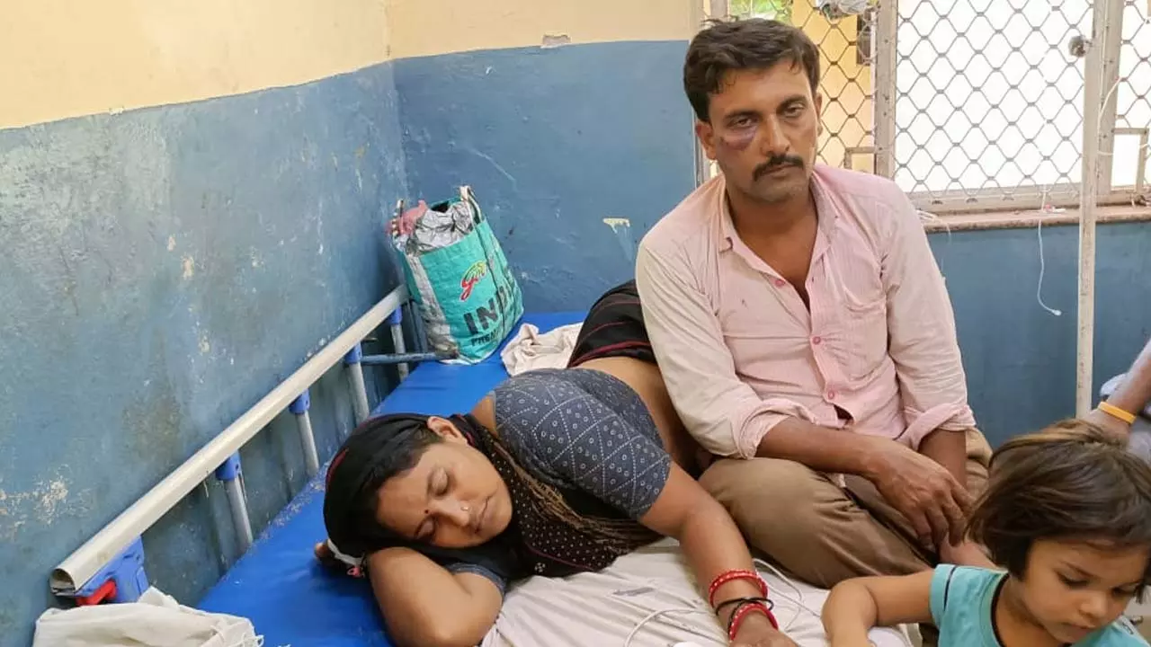 Home attack in Shivahad, doll goddess seriously injured in spine by falling wall, unheard of complaints for two and a half years