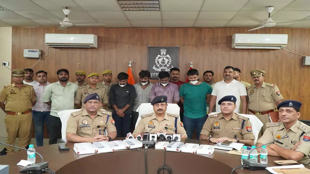 Millions cheated in the name of online gaming: Etawah police bust interstate cyber gang