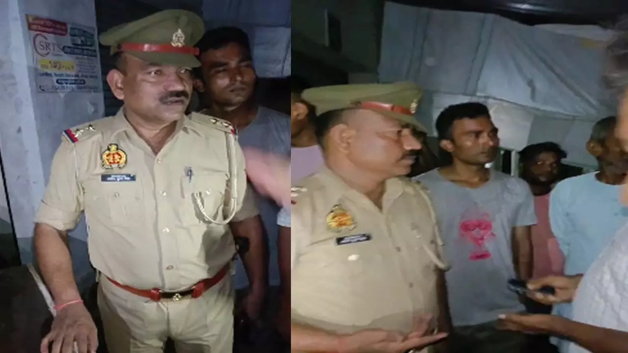 fire in ready-made cloth shop in Azan town, loss of Rs 2 lakh; Station in-charge accused of drinking liquor probe