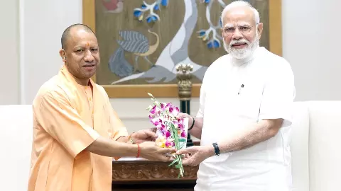 CM Yogi- PM Modi Meeting