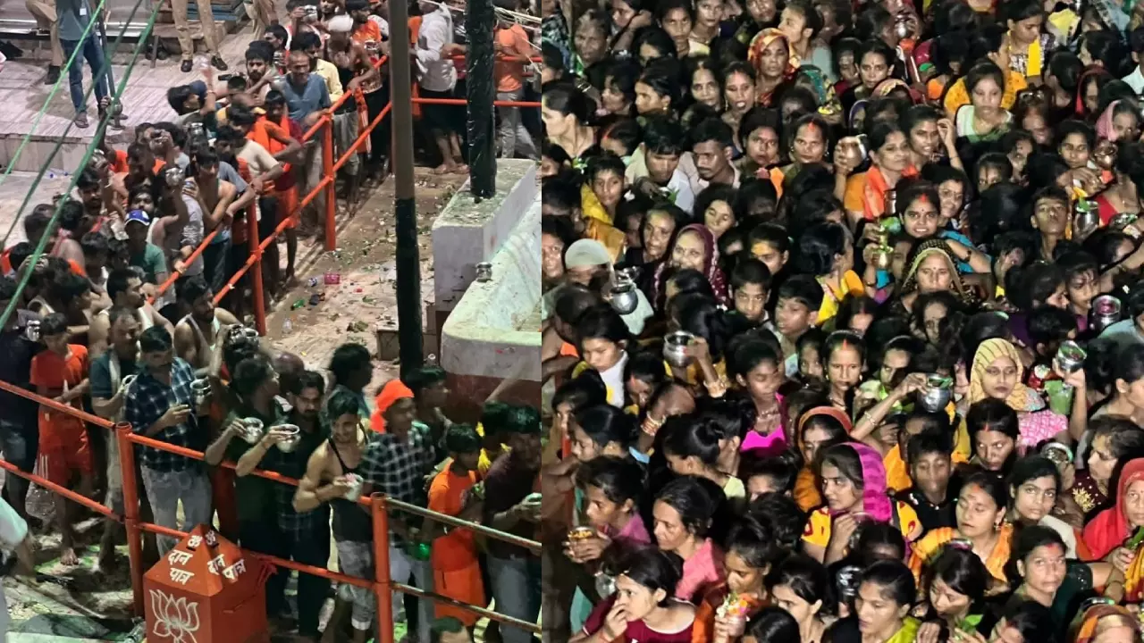 Barabanki News: सावन के दूसरे सोमवार पर जलाभिषेक के लिए महादेवा में उमड़े श्रद्धालु, दूर-दराज से कांवर लेकर पहुंचे भक्त