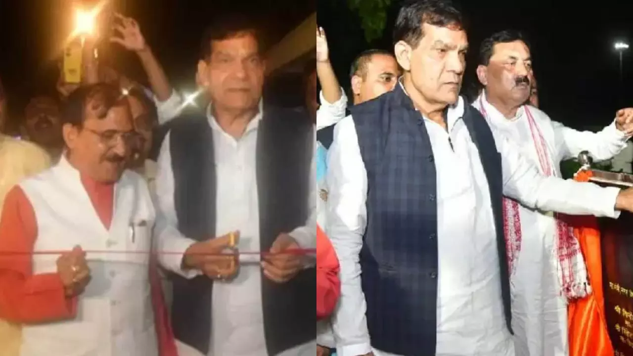 ऊर्जा मंत्री के कार्यक्रम की बिजली कटी, मंच पर हाथ में कैंची लिए खड़े रहे, पांच कर्मचारी निलंबित