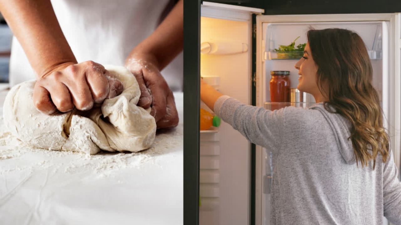 Image showcasing dough storage tips| how to store dough in fridge | fresh dough shelf ...