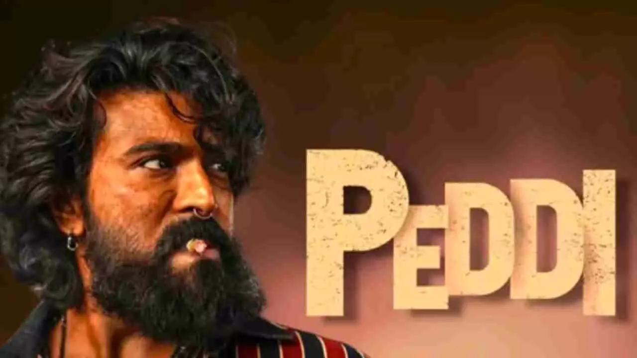 Peddi Ram Charan First Look Peddi Ram Charan First Look