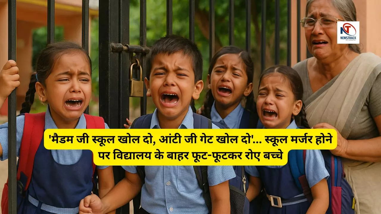 UP Primary school Merger Viral Video