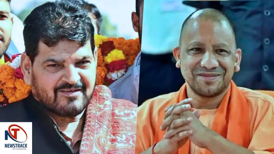 Brij Bhushan Sharan Singh and CM Yogi