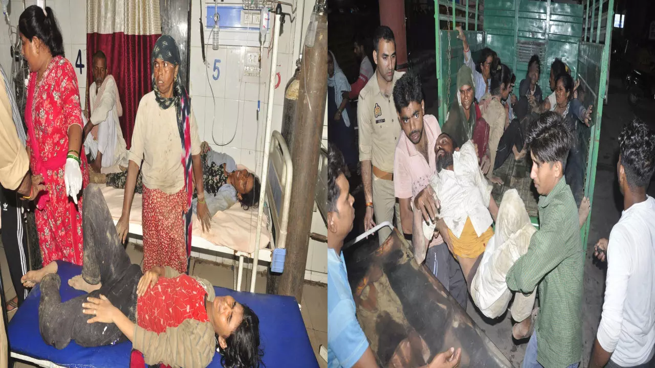 Hathras News: हाथरस हादसा: रोटावेटर लगा ट्रैक्टर पलटा, 12 महिला मजदूरों समेत चालक घायल, 4 की हालत गंभीर