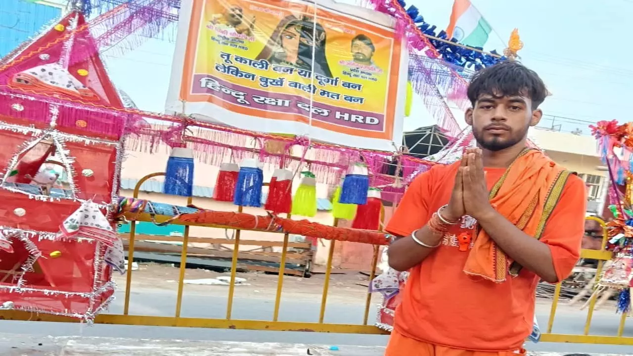 Baghpat News: Kali and Durga become symbols of power in Sawans Kanwar Yatra