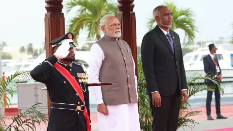 PM Modi during Maldives Visit